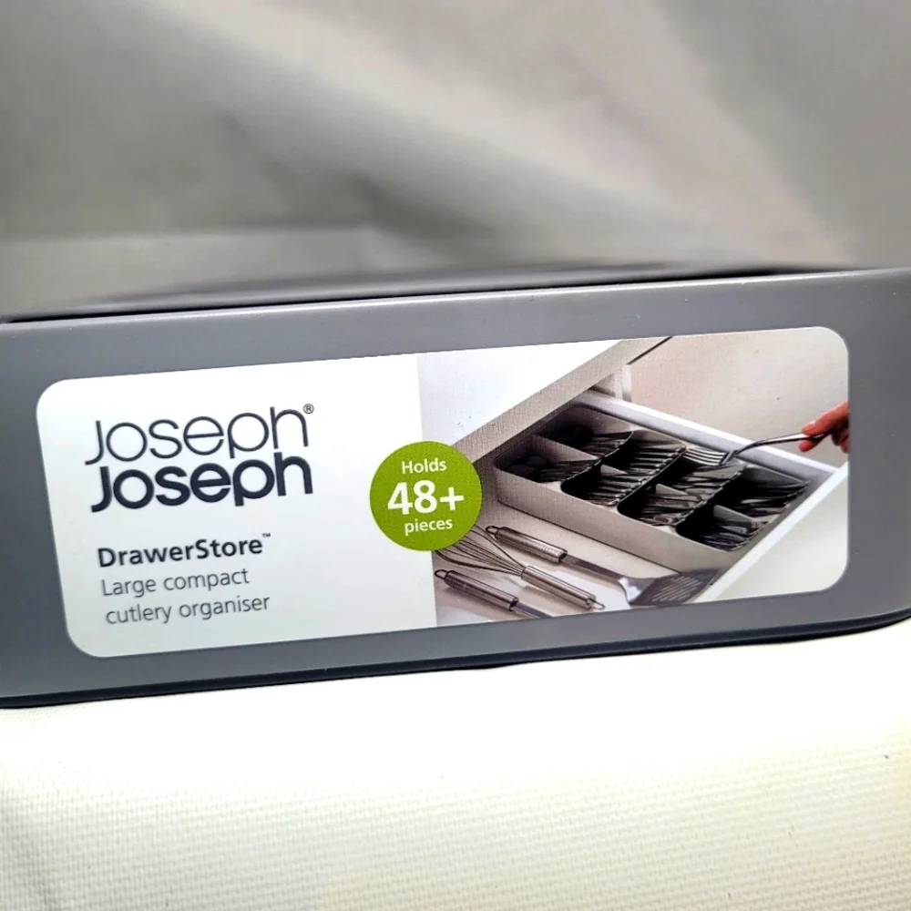Joseph Joseph Compact Cutlery Organizer Gray 7x15